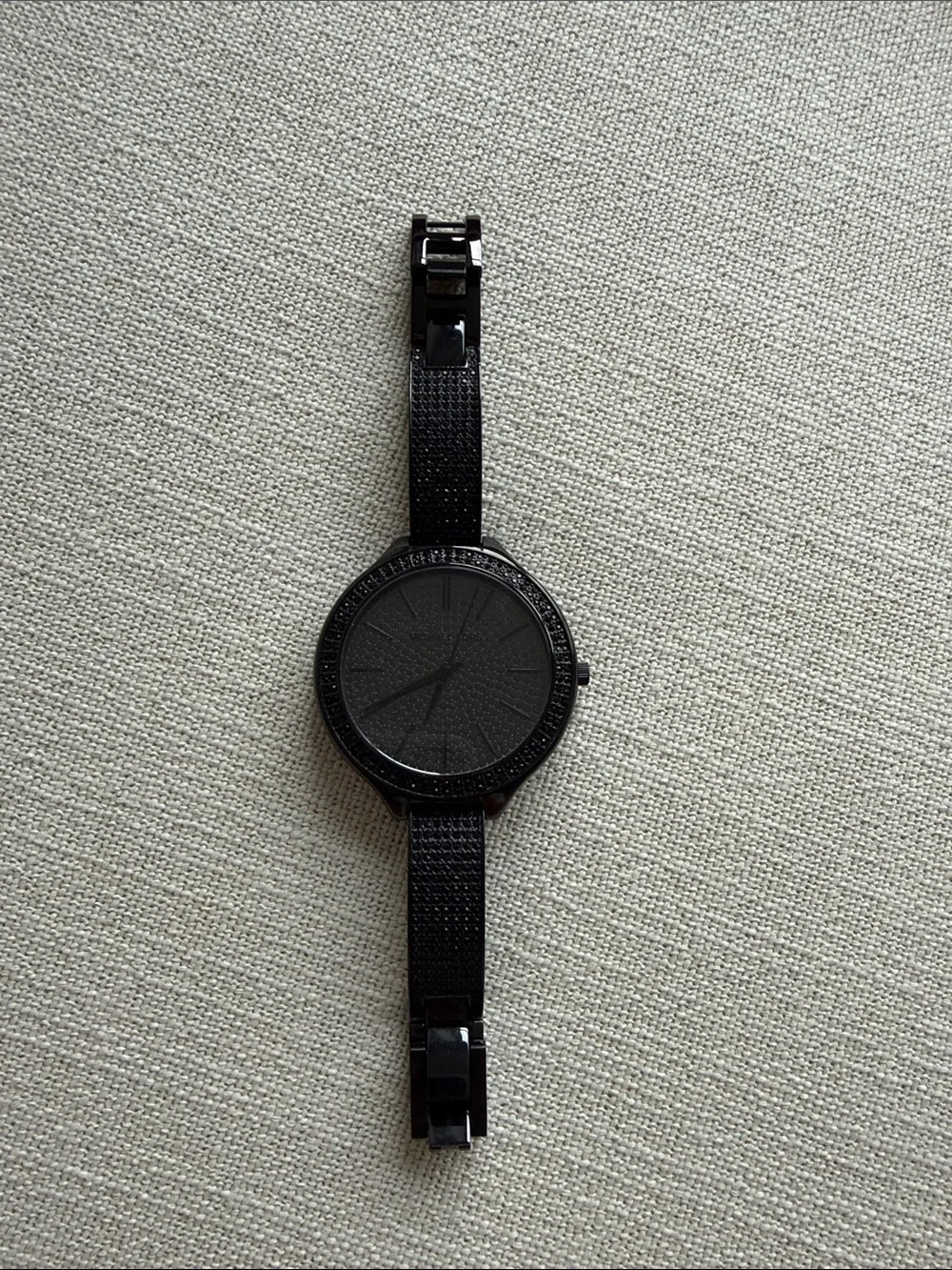 Michael Kors Black Crystal Accent Women’s Watch